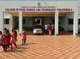 College of Food Science and Technology, Pulivendula, Acharya N.G. Ranga Agricultural University