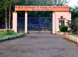 D A V College of Engineering and Technology